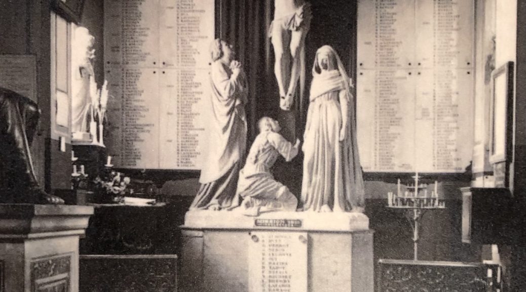 Plaque commémorative SJSC 1914-1918